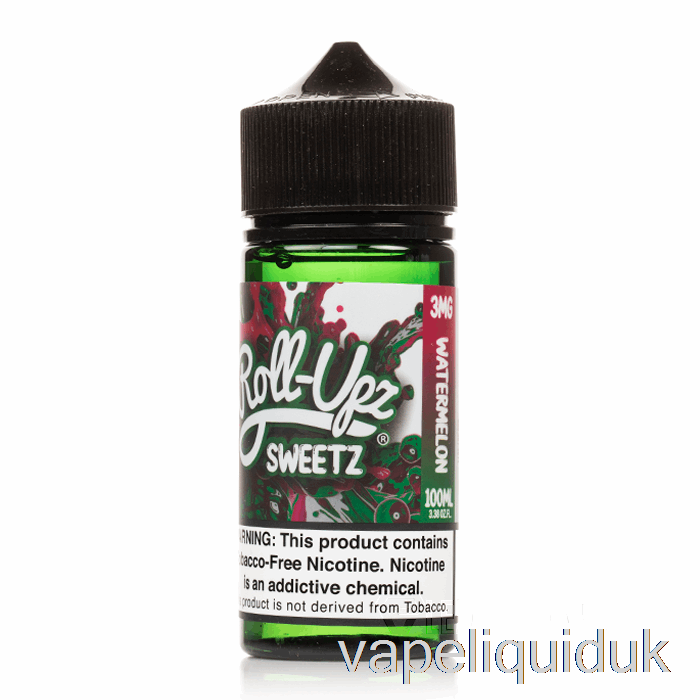 Watermelon Punch - Juice Roll-Upz - 100mL 3mg Vape Liquid
